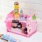 2-layers spice racks plastic bedroom shelf