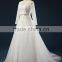 2017 wedding dress Mermaid Lace ball gowns 3/4 sleeves tull net wedding gowns AS41601