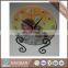 sublimation blank tempered glass clock face smooth surface with white coating