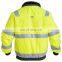 Wholesale EN20471 Waterproof High Visibility Winter Warm Safety Pilot Jacket