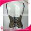 Hot Selling Leopard Print Lingerie Sexy Shoulder Straps Corset for Woman