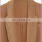 simple classic brown big collar sleeveless jacket suit vest