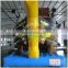2016 Aier guangzhou hot sale amusement park maze pirate ship inflatable obstacle course for sale