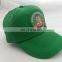 unstructured, five-panel crown and pre-curved visor polyester cap