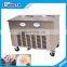 Thailand double pans frying ice cream roll fried ice cream roll machine