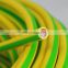 high quality 100% 120mm pvc insulated yellow green earthing copper cable