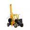 Solar power photovoltaic crawler ground drilling small pile driver