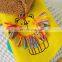 Pet dog Simba Lion King puppy yellow Hoodie woolen cloth Clothes tassel