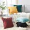 Top Finel Square Decorative Throw Pillow Covers Soft Velvet Outdoor Cushion Covers with Balls