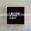 Wholesale Customized Shabby Chic Farmhouse Rustic frame board felt letter