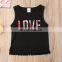 100% Cotton Floral Short Outfit Summer China Yiwu Girls Clothing Sets