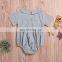 Baby Girl Doll Collar Romper Toddler Infant Summer Bodysuit Short Sleeve Jumpsuit