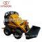 Small mini track skid steer backhoe loader attachments for sale