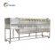 1000-2000kg/h Output Fully Automatic Vegetable Spiral Brush Roller Potato Peeling Washing Machine