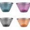 wholesale clear colored food glass bowls with factory price
