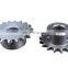 Simplex 06B-1 18T C45 steel ISO standard Black coating roller chain sprocket