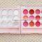 12 empty palettes lip gross eye shadow