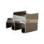 Big furniture customized cheap 6063 anodized aluminium sliding door aluminum profile manufacturers