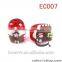 Wholesale lead free fancy acrylic glass beads for bracelet EC007 (Chrismas Gift)