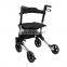 Shopping bag supplies lightweight mobility four wheel medical walker rollator for The elderly and patients