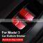 Car Window Lift Button Switch For Tesla Model 3/Y Car Open Door Button Stickers Reminder Door Armrest Stickers