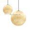 Tonghua 2021 Acrylic Material Moon E26 E27 Lamp Holder LED Light Hotel Coffee Library Decorative Modern Lighting Pendant Lamp
