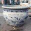 Luxury Large Size Blue And White Porcleain Hand Paint Craft Ceramic Fish Pot Fish Bowl Planters