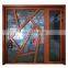 Professional Manufacturer Design Wholesale Wood Color Glass Swing door Casement Door