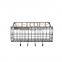 K&B hot sale guaranteed quality modern style black metal wall storage with hooks