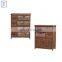 Wood Board Material ironing board table with wicker baskets