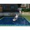 outdoor plastic playground plastic tube slide set plastic slide