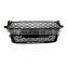ABS black TTRS grills for Audi TT front bumper  radiator honeycomb  facelift mesh grille for Audi TTS 2015-2018