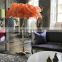 Luxury Ostrich Feather LED Floor Lamp Copper Resin Art Deco Floor Lamps Standing Light