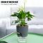 Wholesale Plastic Flower Pot Smart Planters Planter Plant Flowerpot Transparent Automatic Self Watering Pots For Indoor Plants