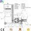 olive husk rice husk biomass charcoal briquette press machine