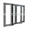 Thermal break aluminum profile double glaze corner folding windows