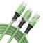 Wholesale  1.2M TYPE-C cable  Multipl Charger lighting Charging cable 3 in 1 usb cable for iphone