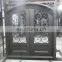 Double exterior ornamental with storm house front wrought iron manufactures door for sale