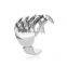Vintage Antique Ear Cuff Punk Small hand Bone Hollow Charm Clip Earrings