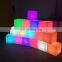 Hot sale Waterproof plastic remote control light led cube chair 40 cm led sitting cube