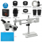 3.5X-90X Trinocular Stereo Zoom Industrial Microscope with Double-Arm Boom