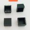 SOIC-8PIN inductor housing, 8PIN common mode inductor housing, integrated electrical SMD housing, plastic packaging housing. WH-9100 material+C5191 copper terminal. Good high temperature resistance and easy welding.