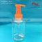 plastic liquid soap bottle with foam pump, foam pump bottle, hand soap bottle