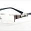 Spring Hinge Semi-rimless New Model Eyewear Frame Glasses
