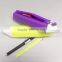 Pencil shape silicone rubber pencil case/school pen bag/colorful pencil box