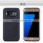 2 in 1 Texture Armor PC Dual Layers Protective Cell Phone Case Drop Resistance Phone Case for Samsung S7