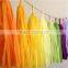 Tissue Paper Wedding and Party Tassel Fringe Garland