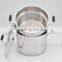 high quality multi function stainless steel spaghetti pot with induction bottom and silicone handle