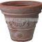 decorative balcony shallow plastic terra cotta flower pots bulk