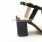 new office lady thick women heel ankle strap sandals